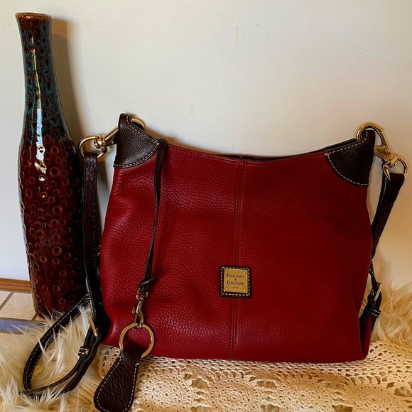 Dooney & Bourke Handbags - Dooney & Bourke Red Leather Crossbody